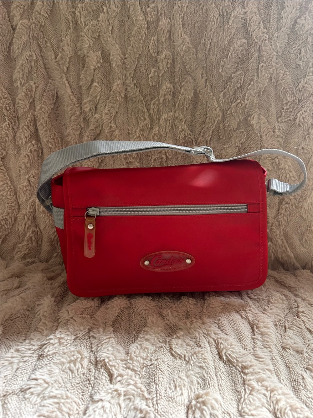 Candie’s Y2K Mini Red Satchel Shoulder Bag Purse